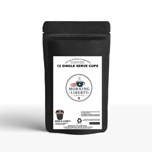 12 Pack Single Serve Coffee Capsules