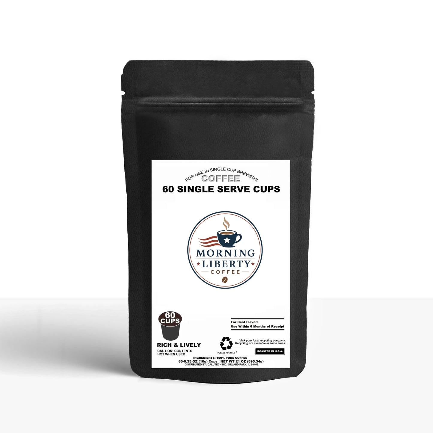 60 Pack Single Serve Coffee Capsules